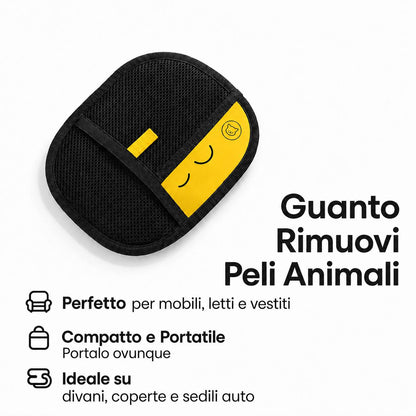 GilyGlove “il guanto rimuovi-peli lavabile per casa e vestiti”