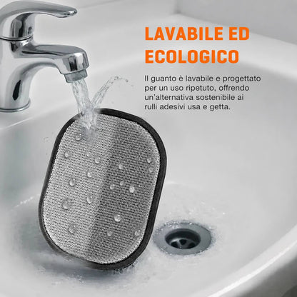 GilyGlove “il guanto rimuovi-peli lavabile per casa e vestiti”