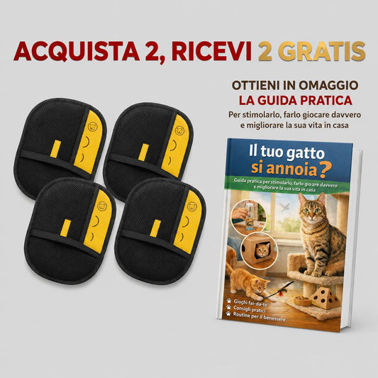 GilyGlove “il guanto rimuovi-peli lavabile per casa e vestiti”